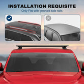 Roof Rack Cross for 2011 - 2021 Jeep Grand Cherokee with Side Rails (Not fit SRT and Altitude Models) Anti-Theft Design Bar Luggage Rack